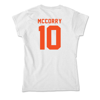 UTRGV - NCAA Women's Basketball : Ashton McCorry - Soft Style Women’s T-Shirt-1