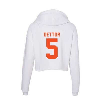 UTRGV - NCAA Women's Basketball : Chazlyn Dettor - Women's Crop Fleece Hoodie-1