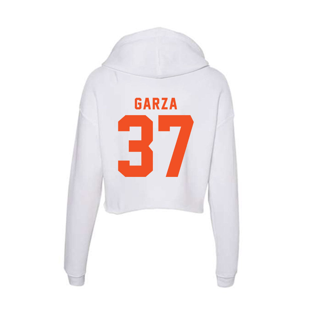 UTRGV - NCAA Baseball : Randy Garza - Women's Crop Fleece Hoodie-1