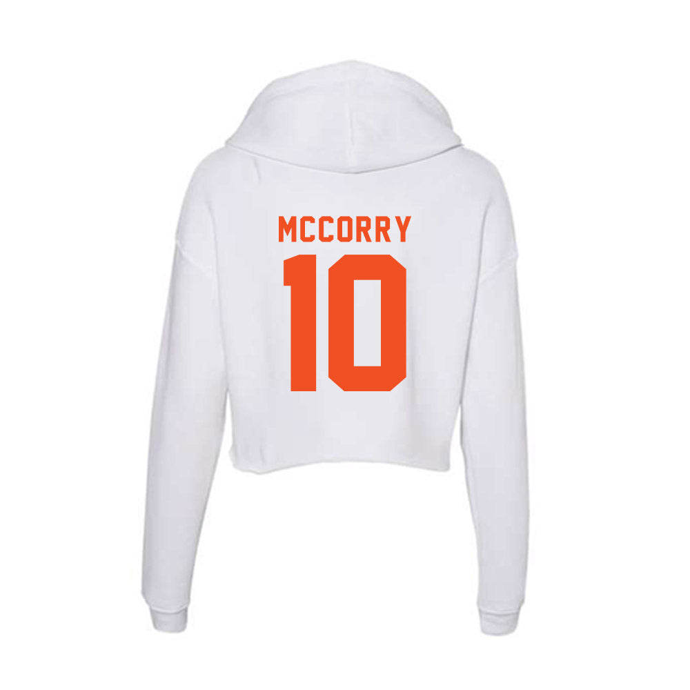 UTRGV - NCAA Women's Basketball : Ashton McCorry - Women's Crop Fleece Hoodie-1