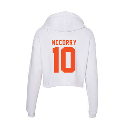 UTRGV - NCAA Women's Basketball : Ashton McCorry - Women's Crop Fleece Hoodie-1