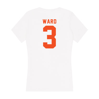 UTRGV - NCAA Football : Cah'lil Ward - Women's V-Neck T-Shirt-1