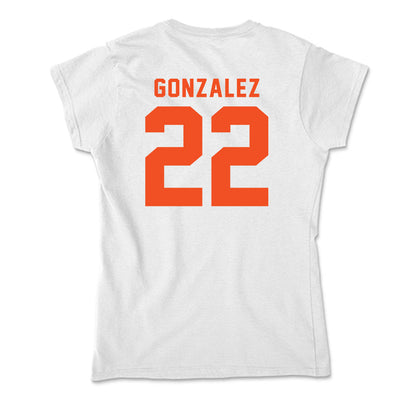 UTRGV - NCAA Baseball : Rudy Gonzalez - Soft Style Women’s T-Shirt-1