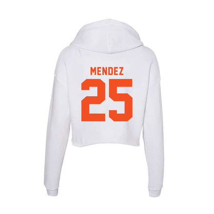 UTRGV - NCAA Baseball : Matthew Mendez - Women's Crop Fleece Hoodie-1