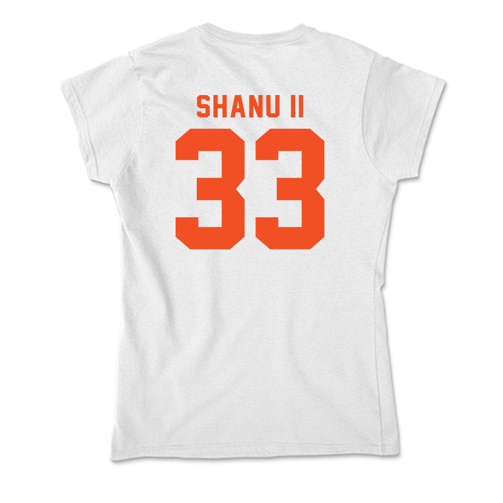 UTRGV - NCAA Men's Basketball : John Shanu II - Soft Style Women’s T-Shirt-1