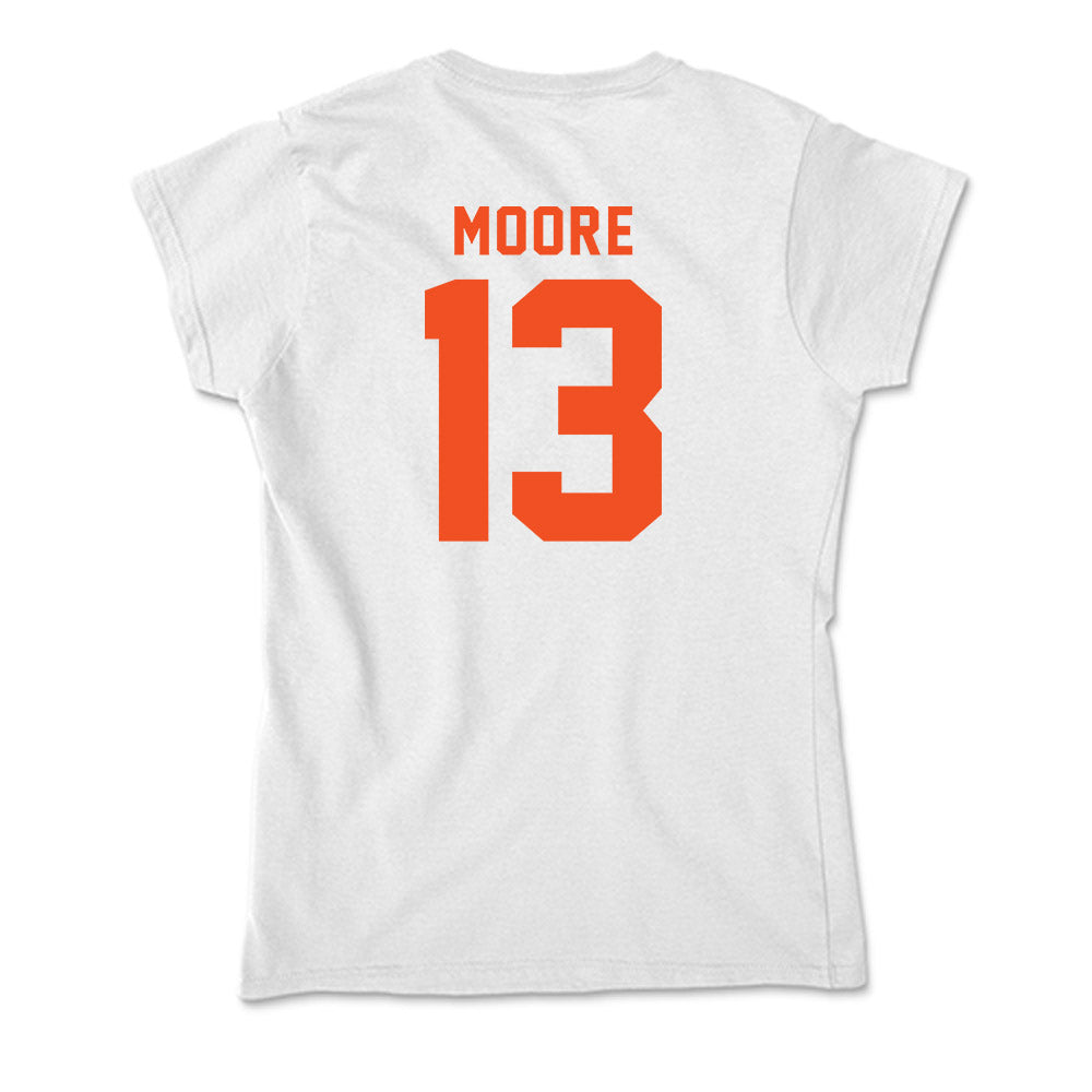 UTRGV - NCAA Women's Soccer : Krystin Moore - Soft Style Women’s T-Shirt-1