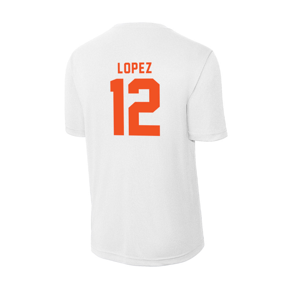 UTRGV - NCAA Baseball : Isaac Lopez - Activewear T-Shirt-1