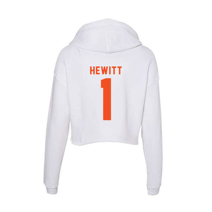 UTRGV - NCAA Football : Carter Hewitt - Women's Crop Fleece Hoodie-1