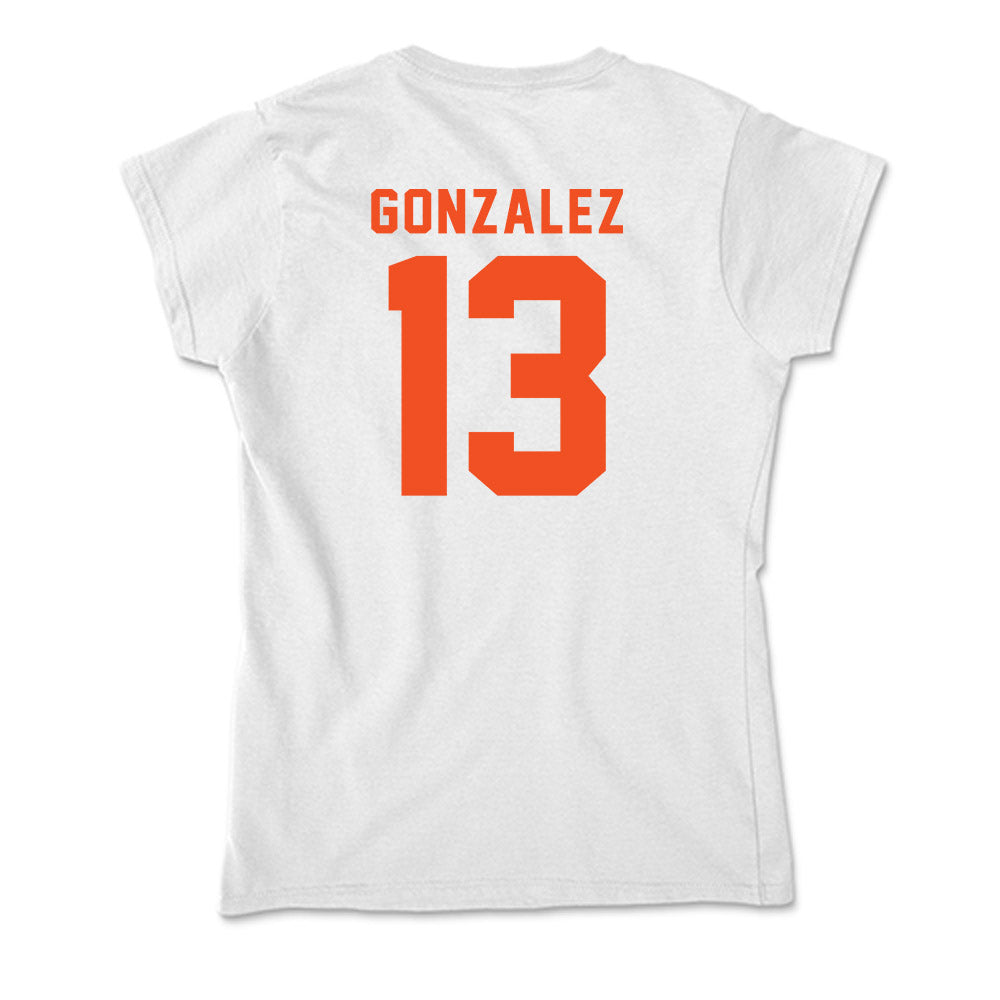 UTRGV - NCAA Baseball : Roberto Gonzalez - Soft Style Women’s T-Shirt-1