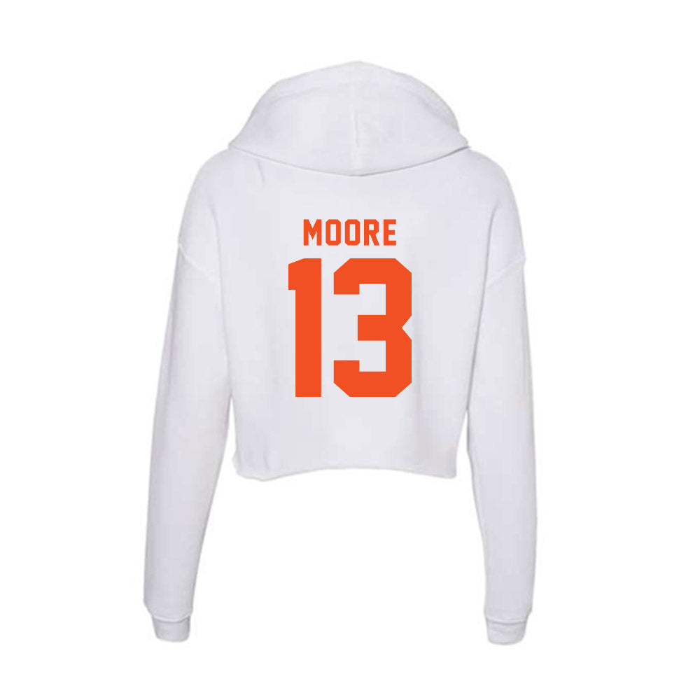 UTRGV - NCAA Women's Soccer : Krystin Moore - Women's Crop Fleece Hoodie-1