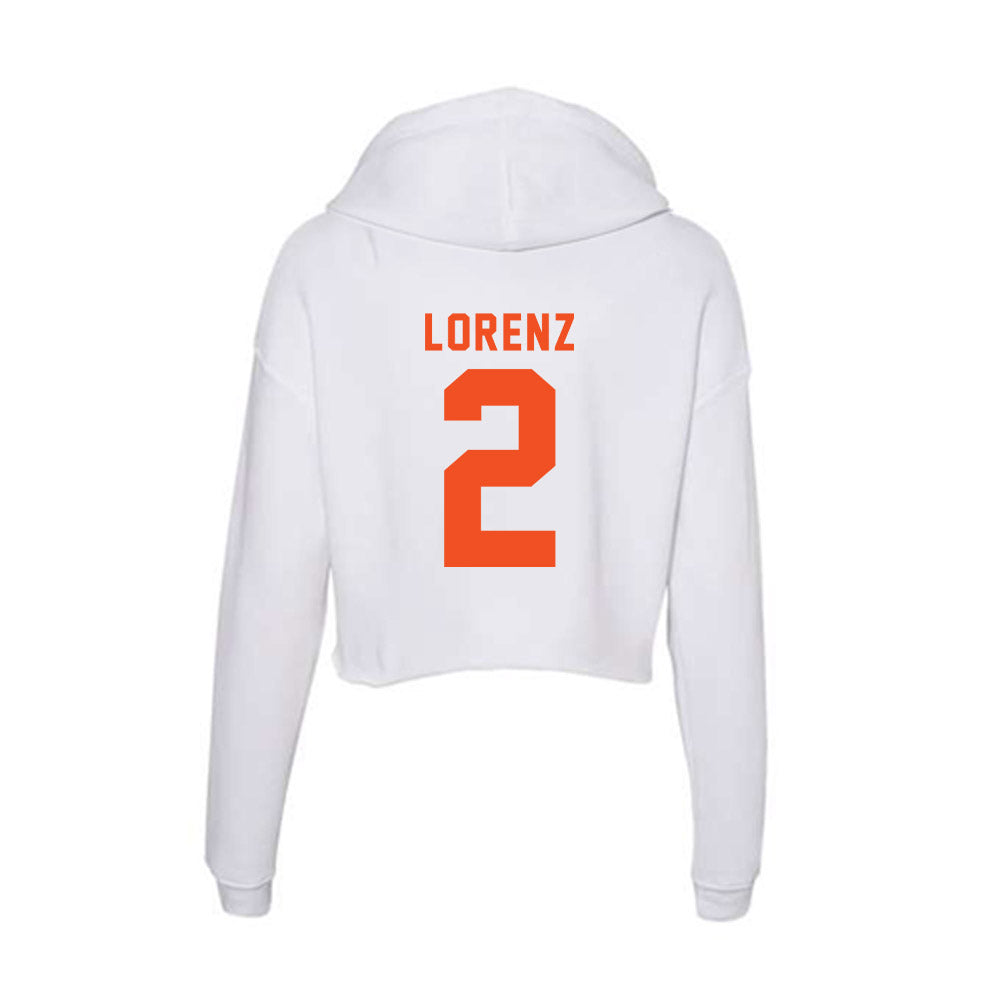 UTRGV - NCAA Women's Basketball : Kayla Lorenz - Women's Crop Fleece Hoodie-1