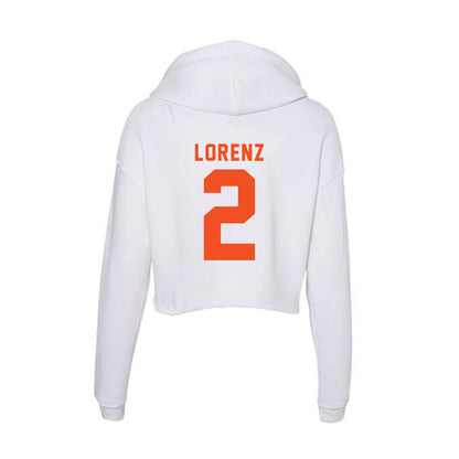 UTRGV - NCAA Women's Basketball : Kayla Lorenz - Women's Crop Fleece Hoodie-1