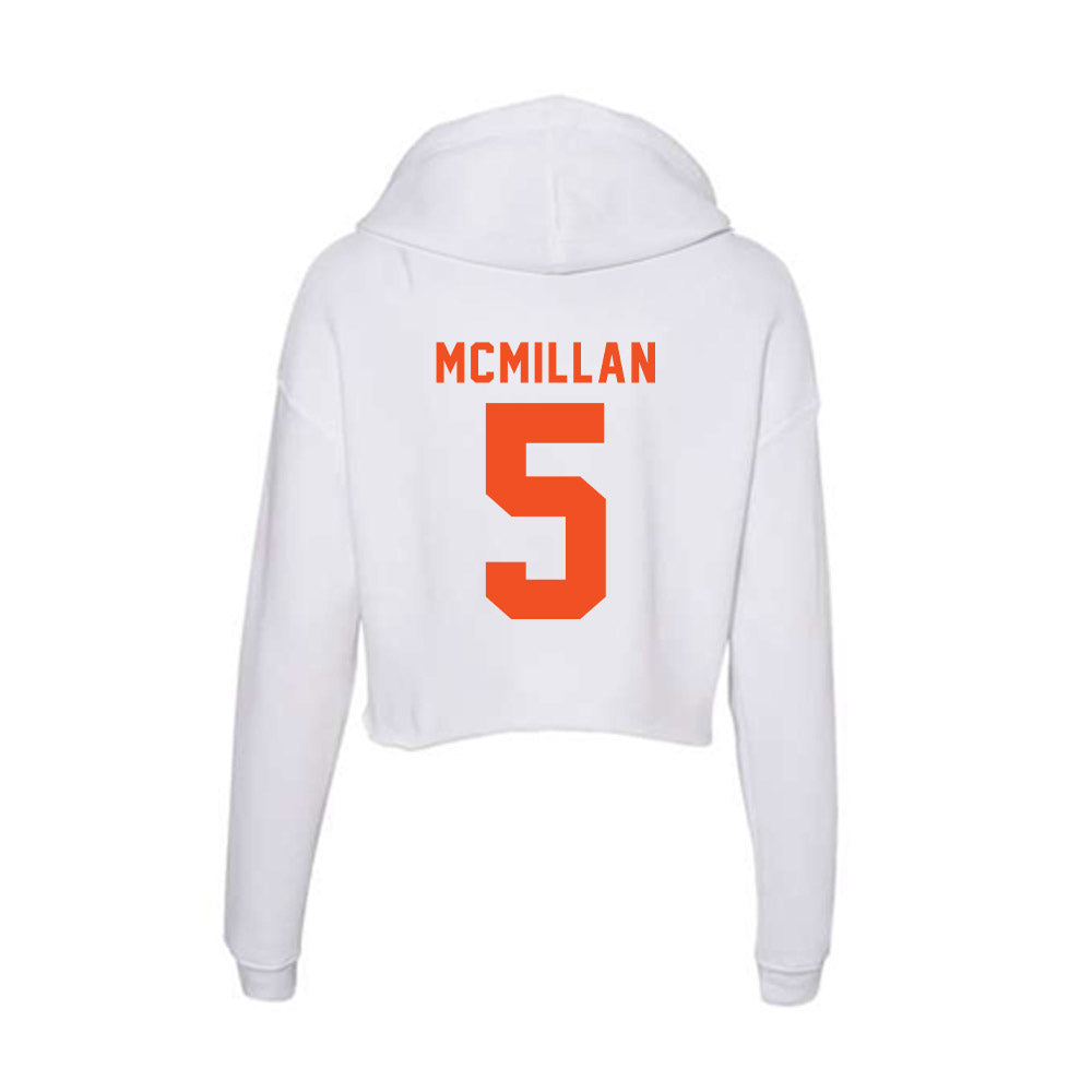 UTRGV - NCAA Women's Basketball : Aaliyah McMillan - Women's Crop Fleece Hoodie-1