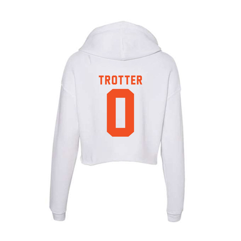 UTRGV - NCAA Women's Basketball : Tierra Trotter - Women's Crop Fleece Hoodie-1