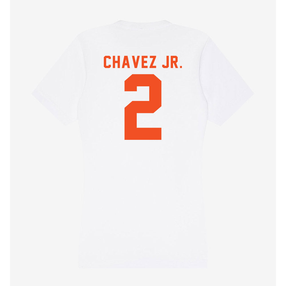 UTRGV - NCAA Football : Atzel Chavez Jr. - Women's V-Neck T-Shirt-1