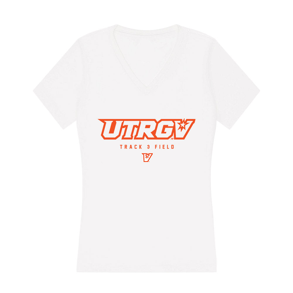 UTRGV - NCAA Women's Track & Field : Zoe VLK - Women's V-Neck T-Shirt-0