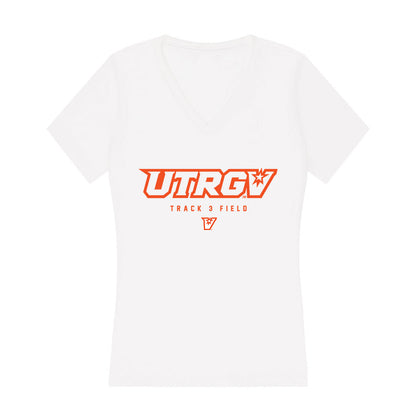 UTRGV - NCAA Women's Track & Field : Zoe VLK - Women's V-Neck T-Shirt-0