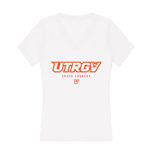 UTRGV - NCAA Men's Cross Country : Abraham Morales - Women's V-Neck T-Shirt-0