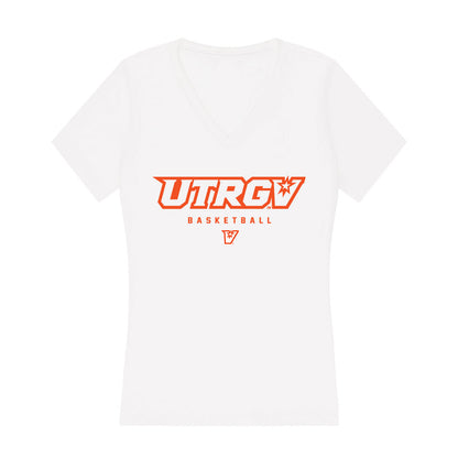 UTRGV - NCAA Women's Basketball : Rylie Whitehair - Women's V-Neck T-Shirt-0