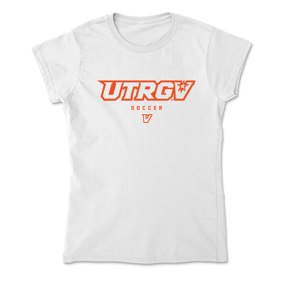 UTRGV - NCAA Women's Soccer : Savannah Frisby - Soft Style Women’s T-Shirt-0