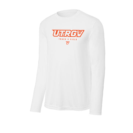 UTRGV - NCAA Women's Track & Field : Evalyn Pena - Activewear Long Sleeve T-Shirt-0