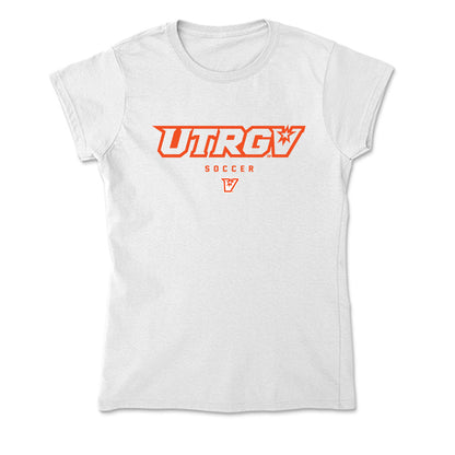 UTRGV - NCAA Men's Soccer : Dylan Hernandez - Soft Style Women’s T-Shirt-0