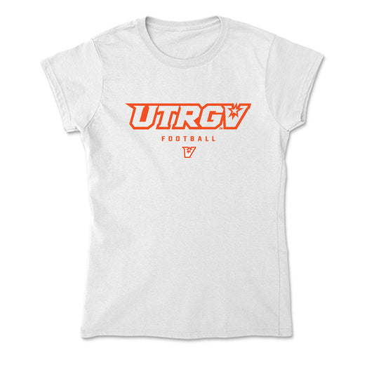 UTRGV - NCAA Football : Justin Herman - Soft Style Women’s T-Shirt-0