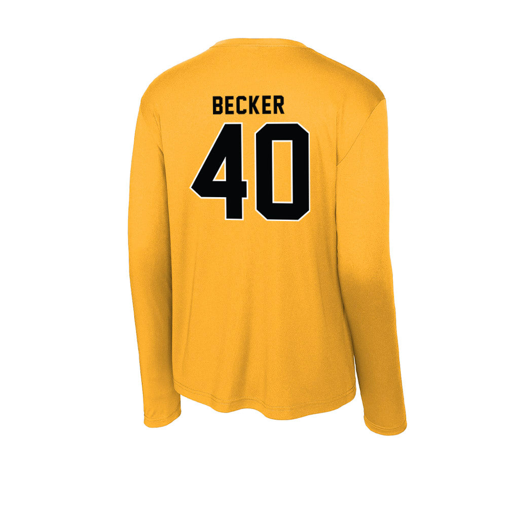 App State - NCAA Football : Cole Becker - Activewear Long Sleeve T-Shirt-1