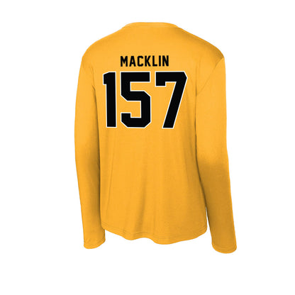 App State - NCAA Wrestling : Desmond Macklin - Activewear Long Sleeve T-Shirt-1
