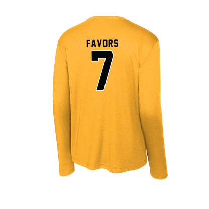 App State - NCAA Football : Jordan Favors - Activewear Long Sleeve T-Shirt-1