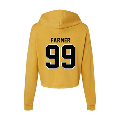 App State - NCAA Football : Kendall Farmer - Women's Crop Fleece Hoodie-1
