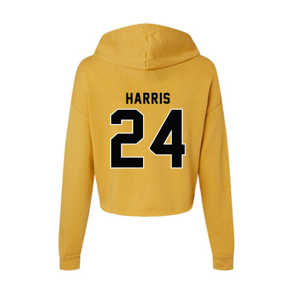 App State - NCAA Baseball : Everette Harris - Women's Crop Fleece Hoodie-1