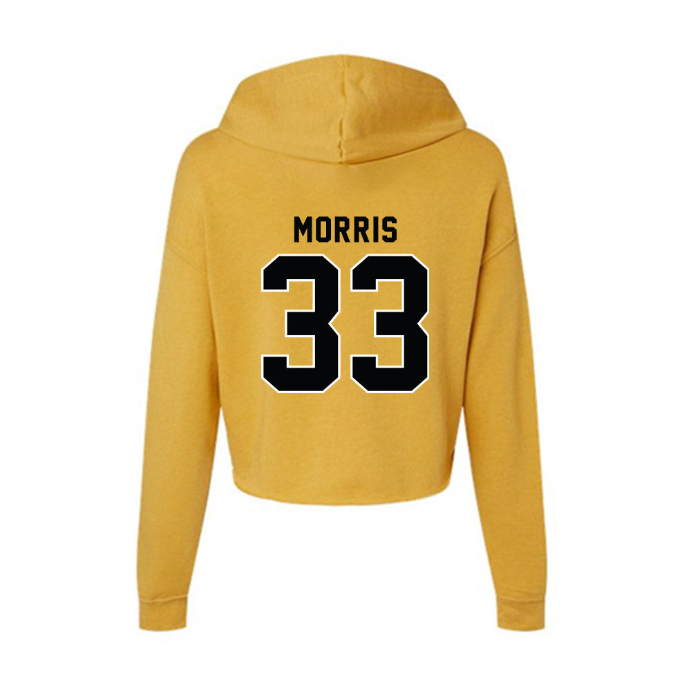 App State - NCAA Women's Volleyball : Ali Morris - Women's Crop Fleece Hoodie-1