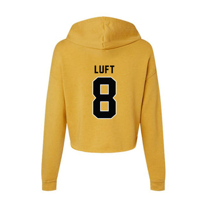 App State - NCAA Baseball : Riley Luft - Women's Crop Fleece Hoodie-1