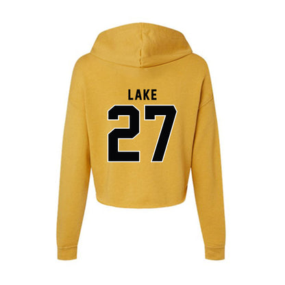 App State - NCAA Football : Mitchell Lake - Women's Crop Fleece Hoodie-1