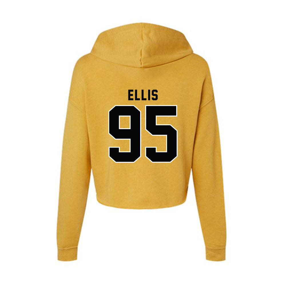 App State - NCAA Football : Kaden Ellis - Women's Crop Fleece Hoodie-1