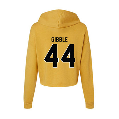 App State - NCAA Football : jared Gibble - Women's Crop Fleece Hoodie-1