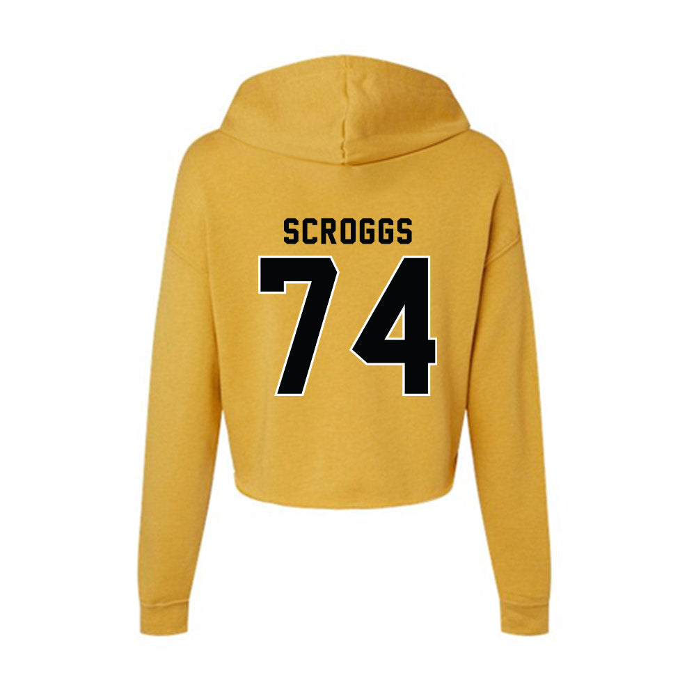 App State - NCAA Football : Griffin Scroggs - Women's Crop Fleece Hoodie-1