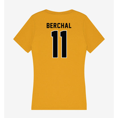 App State - NCAA Football : Juan Berchal - Women's V-Neck T-Shirt-1