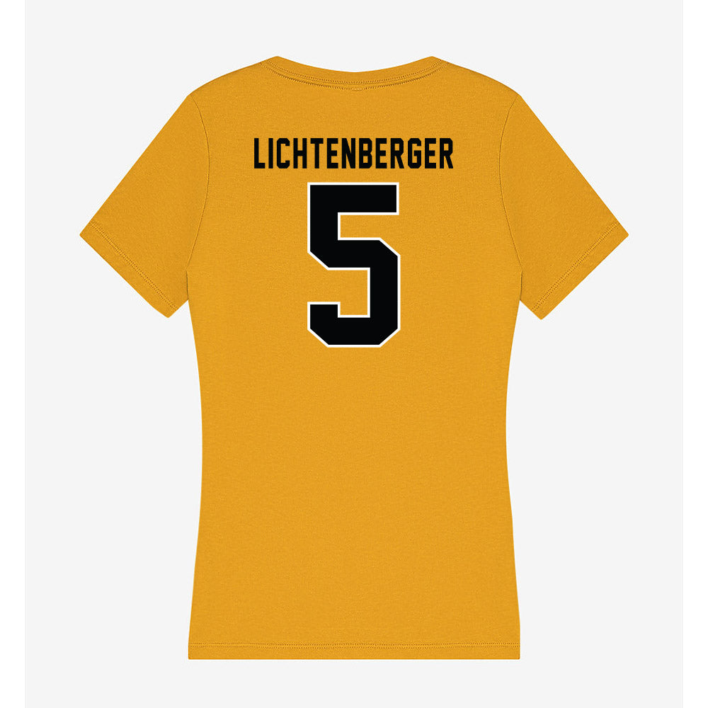 App State - NCAA Baseball : Tyler Lichtenberger - Women's V-Neck T-Shirt-1