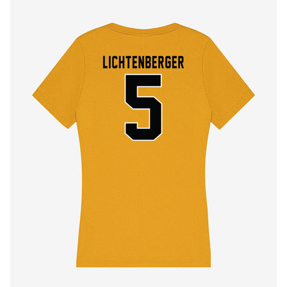 App State - NCAA Baseball : Tyler Lichtenberger - Women's V-Neck T-Shirt-1