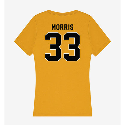 App State - NCAA Women's Volleyball : Ali Morris - Women's V-Neck T-Shirt-1