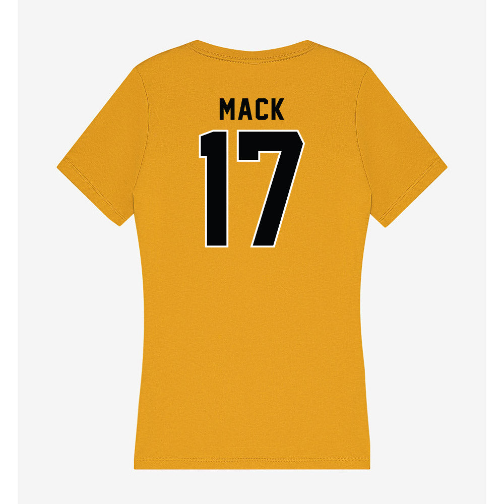 App State - NCAA Football : Jatorian Mack - Women's V-Neck T-Shirt-1