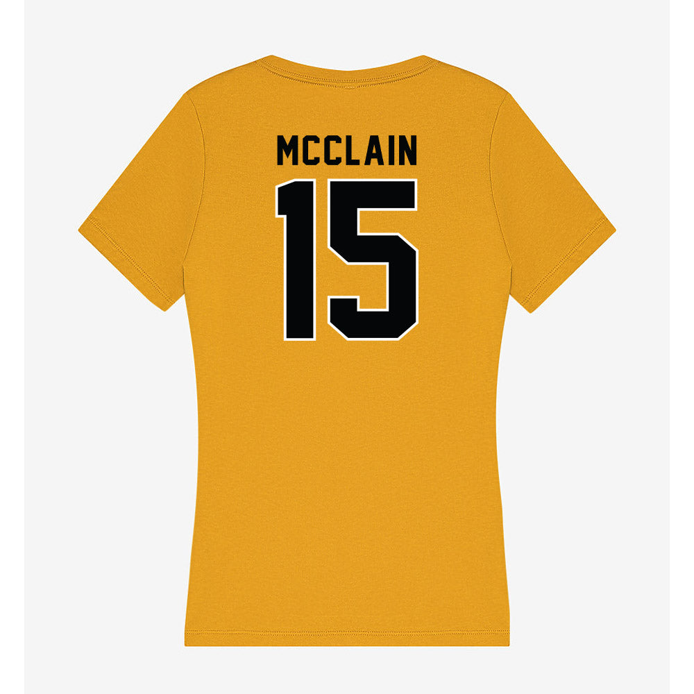App State - NCAA Softball : Makayla Mcclain - Women's V-Neck T-Shirt-1