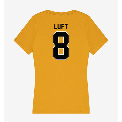 App State - NCAA Baseball : Riley Luft - Women's V-Neck T-Shirt-1