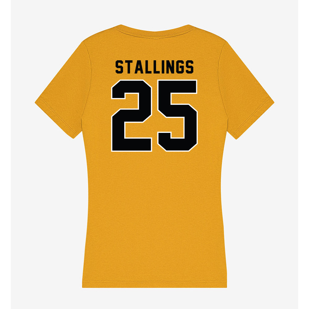 App State - NCAA Women's Soccer : Morgan Stallings - Women's V-Neck T-Shirt-1