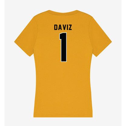 App State - NCAA Women's Volleyball : Meme Daviz - Women's V-Neck T-Shirt-1