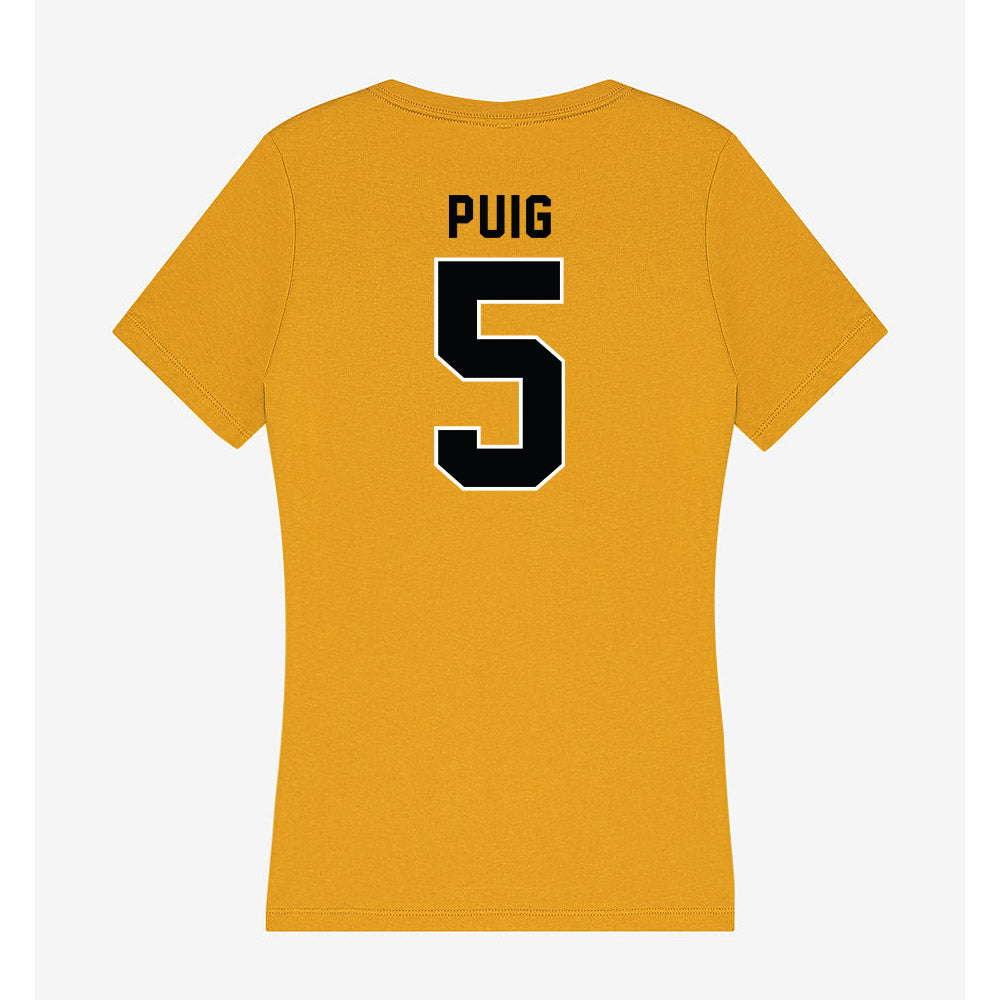 App State - NCAA Baseball : Ethan Puig - Women's V-Neck T-Shirt-1