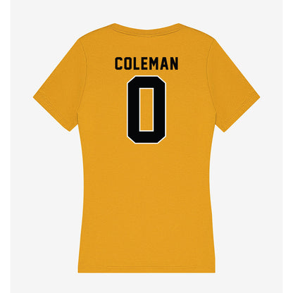 App State - NCAA Football : Doopah Coleman - Women's V-Neck T-Shirt-1