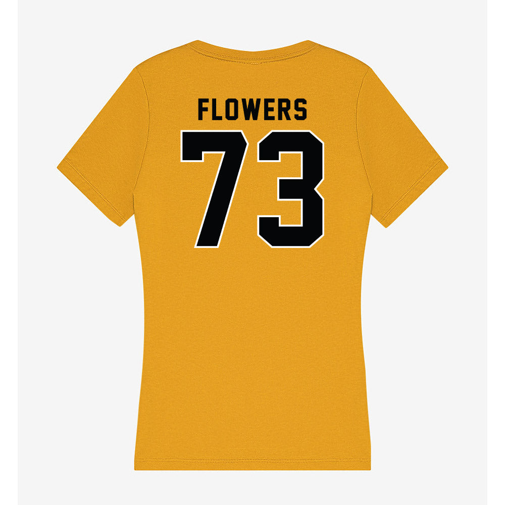 App State - NCAA Football : Will Flowers - Women's V-Neck T-Shirt-1